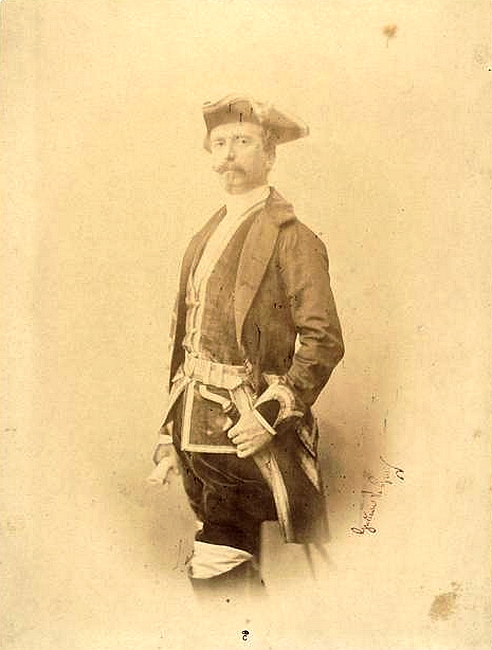 Portrait de Napoléon Edgar Ney, prince de la Moskowa, en tenue de vénerie - Archives de l'équipage